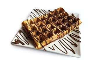 Gofres con Nutella