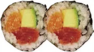 39. Futomaki Salmón Con Atún Y Aguacate (8 Uds.)