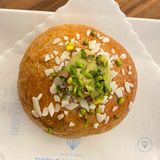 Brioche impasto cioccolato e farcia al pistacchio