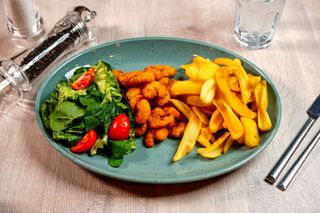 Meniu cu creveti panko