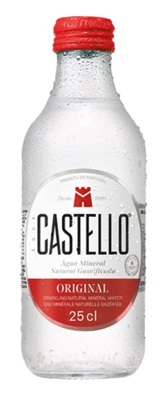 Água Castello com gás 25cl