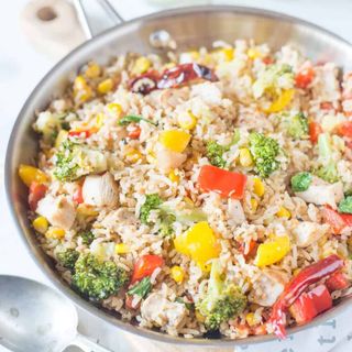 Chicken Fried Rice & Veges