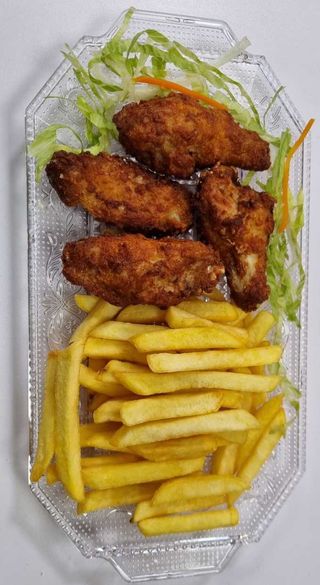 Ración De Alitas Fritas (4 Uds.)