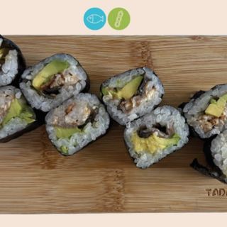 76. Hosomaki Aguacate y Anguila(8 Uds.)