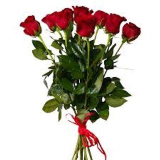 ROSA ROSSA MAZZO DA 9 PZ.