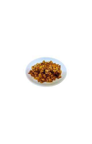 Pollo con bambú y setas chinas