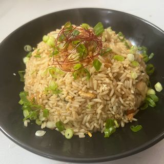 arroz frito com frango