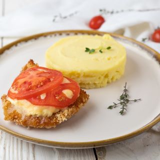 Пюрешка з м'ясом по-французьки