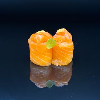 148. Gunkan sake out  - 2 pezzi