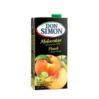 Zumo de Malocotón, Manzana y Uva Don Simón Brik 1 L.