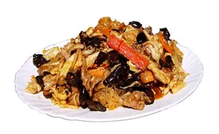 108. Морски деликатеси върху метална плоча (800г)