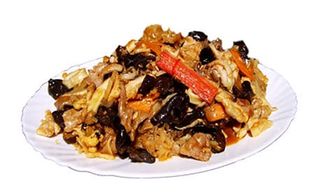 108. Морски деликатеси върху метална плоча (800г)