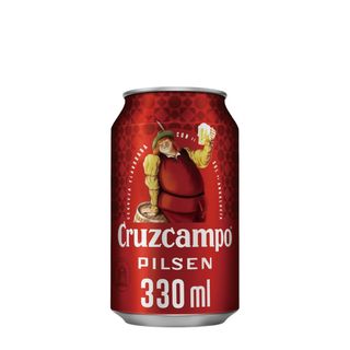 Cerveza Cruzcampo pilsen lata