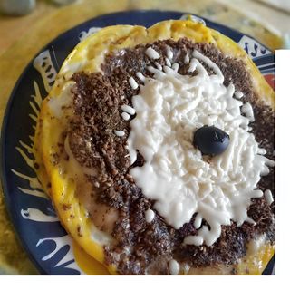 Zatar Pie with Cheese