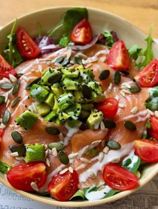 Salmon salad