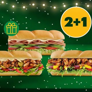 BBQ, Chicken Teriyaki  საჩუქრად ლორის სენდვიჩი