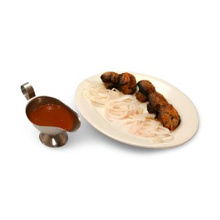 шашлык из шампиньонов