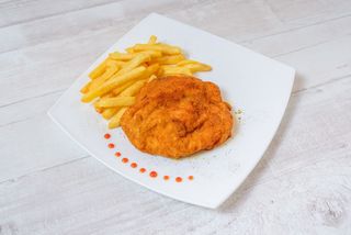 Snitel din piept de pui + Garnitura la alegere