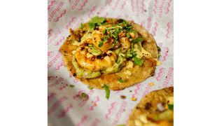 Kukurydziane tacos - Krewetki