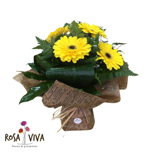 Buquê de 5 Gerberas