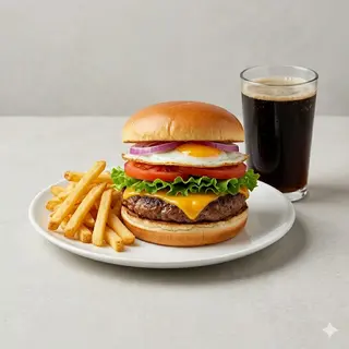 Menú especial Hamburguesa completa