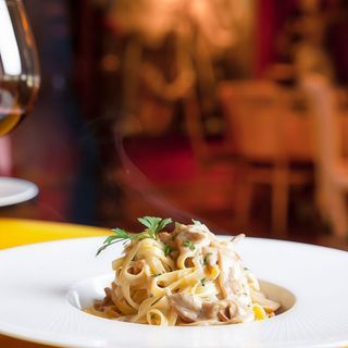 Fettuccine Con Setas Boletus Porcini