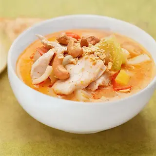 Curry Massaman Con Langostinos