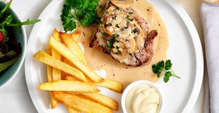 Steak Crème Champignon
