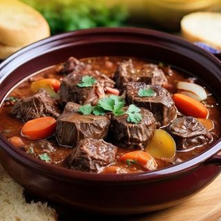 Rabo De Toro Con Patatas Fritas