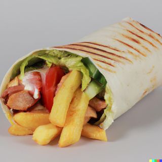 Голям дюнер с кола