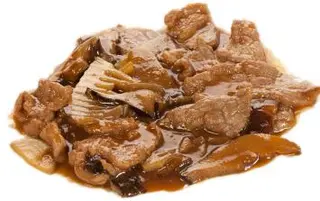 427 Manzo con funghi e bambu