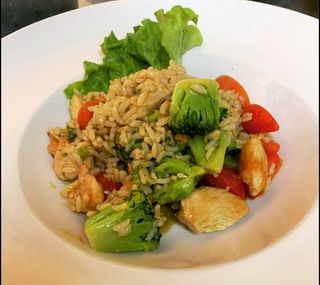 Rižoto sa ćuretinom i brokulom 