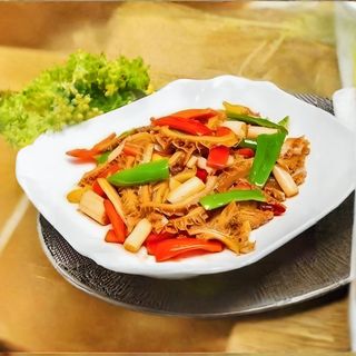 54 Жареная требуха по-домашнему 家常牛肚丝