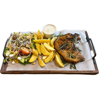 Grillowany Bacon Steak Wieprzowy z Kością