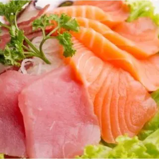 Sashimi Atún y Salmón