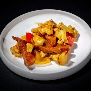 Pollo e patate al curry