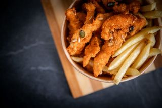 Pohovani štapići od belog mesa