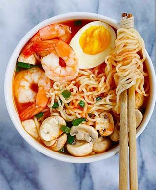 Korean Style Prawn Ramen