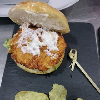 Minihamburguesa De Pollo Crujiente