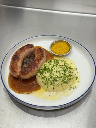 PUREE Z BIAŁĄ KIEŁBASĄ