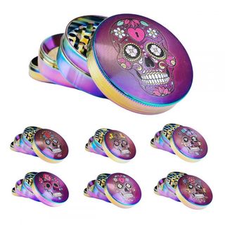 Grinder metal Mexican Skulls - 4 Parti