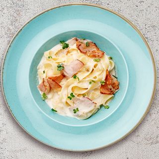 Феттуччине карбонара/ Fettuccine  Carbonara