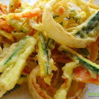 Tempura di gamberi e verdure 6 pezzi