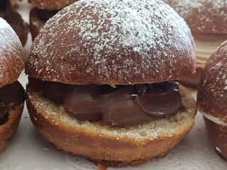 Briozza classica ganache ai 2 cioccolati