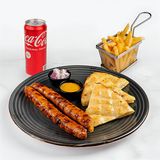 Kobasica sa sirom combo meni