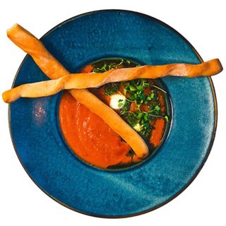 Krem z pieczonej papryki