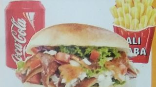 Menù con panino kebab