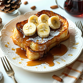 Pain Perdu Banane Caramel