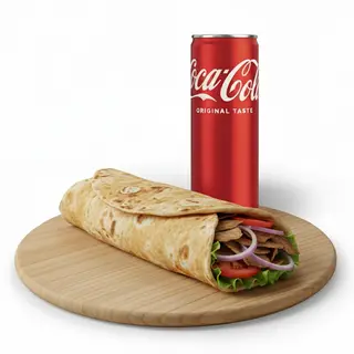 Menu AArotolato kebab + Lattina Coca-Cola