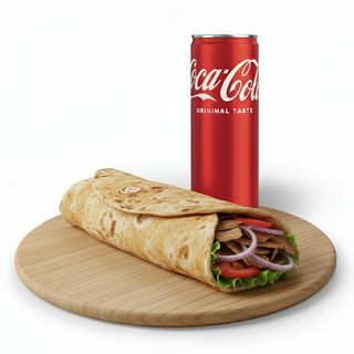 Piadina Kebab + Lattina Coca-Cola